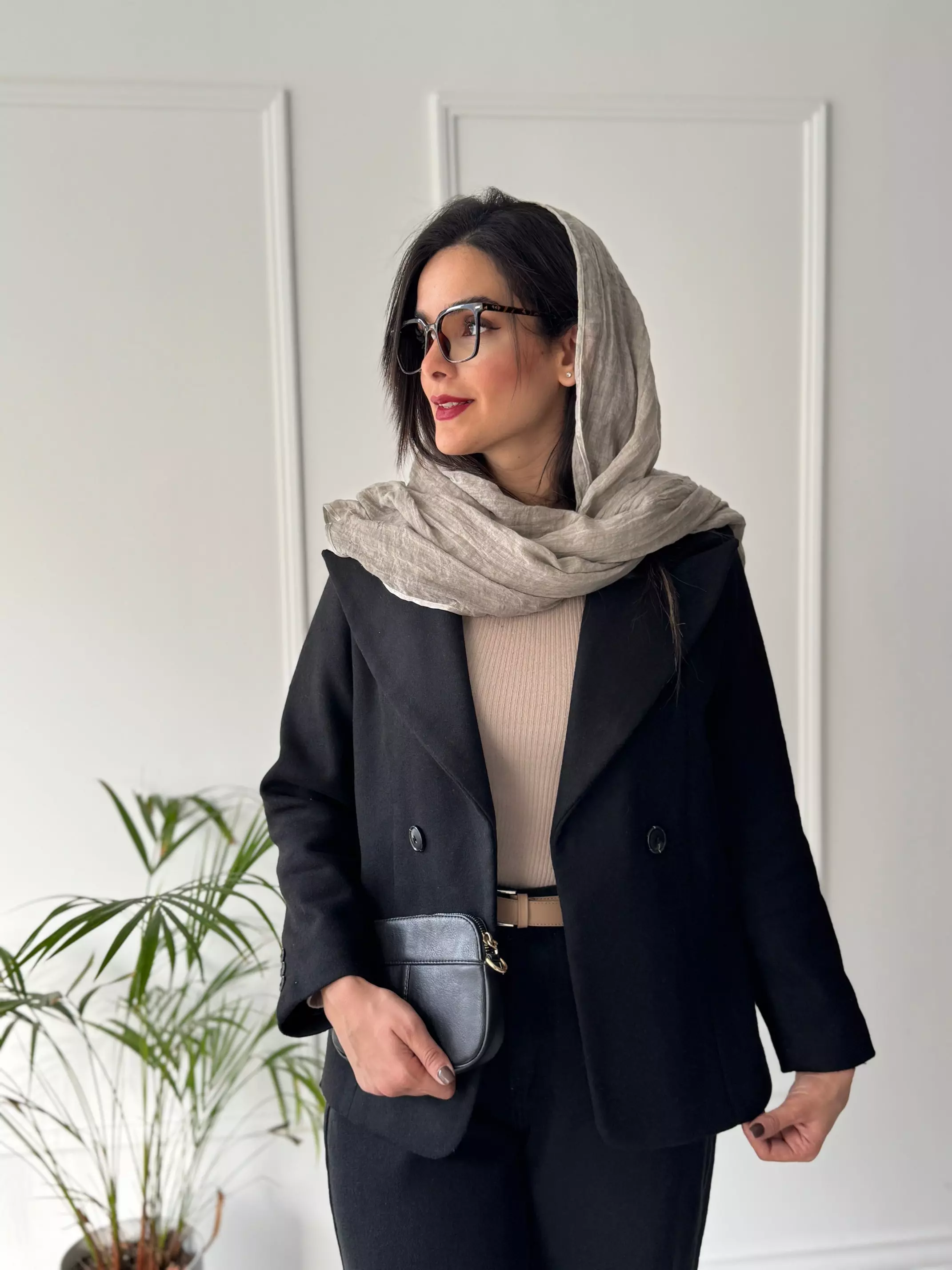 پالتو کتی آستردار آهو